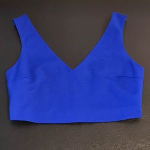 Electric blue Crop Top